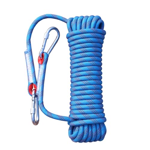 Kletterseil, Outdoor-Nylonseil, Länge 10–200m, Durchmesser 18MM/59FT, statisches Outdoor-Seil for Übungen im Innen- und Außenbereich (Farbe: Blau, Größe: 18mm x 100m)(Blue,18mm*40m) von BESSX
