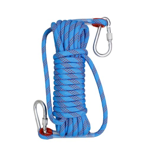 Kletterseil, Outdoor-Nylonseil, Länge 10–200m, Durchmesser 20MM/65FT, statisches Outdoor-Seil for Übungen im Innen- und Außenbereich (Farbe: Blau, Größe: 20mm x 170m)(Blue,20mm*110m) von BESSX