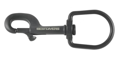 BEST DIVERS Herren Karabiner INOX Dir 115 mm Ring Ø 32,8 mm schwarz BEST DIVERS Herren Karabiner INOX Dir 115 mm Ring Ø 32,8 mm schwarz von BESTDIVERS