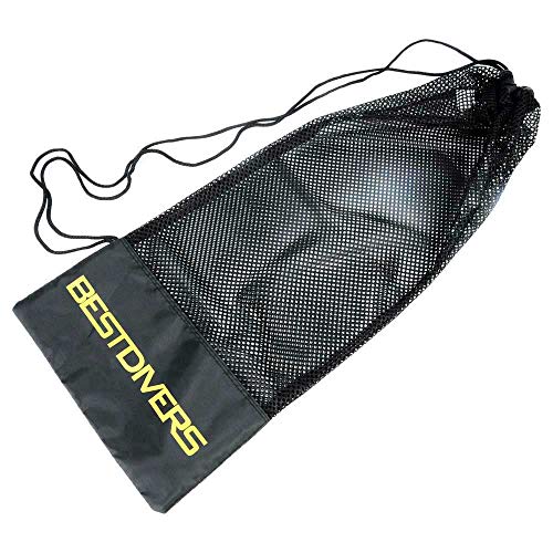 Best divers AI0915B Netztasche Extra, 70 x 30 cm, schwarz Best divers AI0915B Netztasche Extra, 70 x 30 cm, schwarz von BESTDIVERS