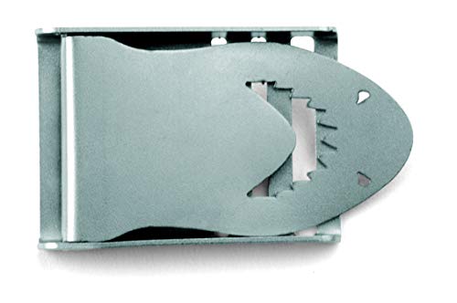 Best divers FI0105 Haifischschnalle, Unisex, Erwachsene, Silber, Einheitsgröße Best divers FI0105 Haifischschnalle, Unisex, Erwachsene, Silber, Einheitsgröße von BESTDIVERS