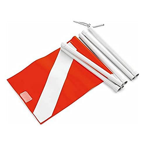 Best divers Flagge NEU Stange mit Leine Bund, 155 cm Best divers Flagge NEU Stange mit Leine Bund, 155 cm von BESTDIVERS