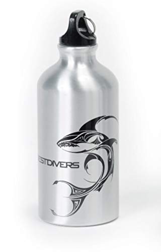 Best divers Trinkflasche aus Aluminium, Unisex, für Erwachsene, Grau Best divers Trinkflasche aus Aluminium, Unisex, für Erwachsene, Grau von BESTDIVERS