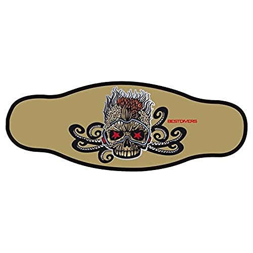 Best divers Uhrenarmband Maske aus Neopren, doppelt Folio, Totenkopf Best divers Uhrenarmband Maske aus Neopren, doppelt Folio, Totenkopf von BESTDIVERS