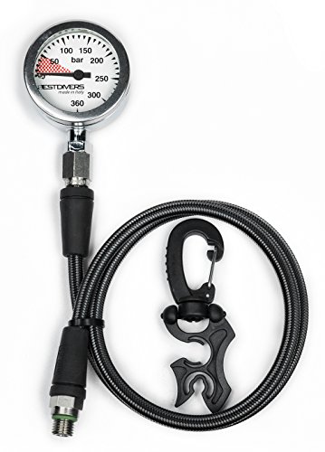 Best divers ab0770d Manometer Sub, Silber, 5.2 x 2.5 cm Best divers ab0770d Manometer Sub, Silber, 5.2 x 2.5 cm von BESTDIVERS