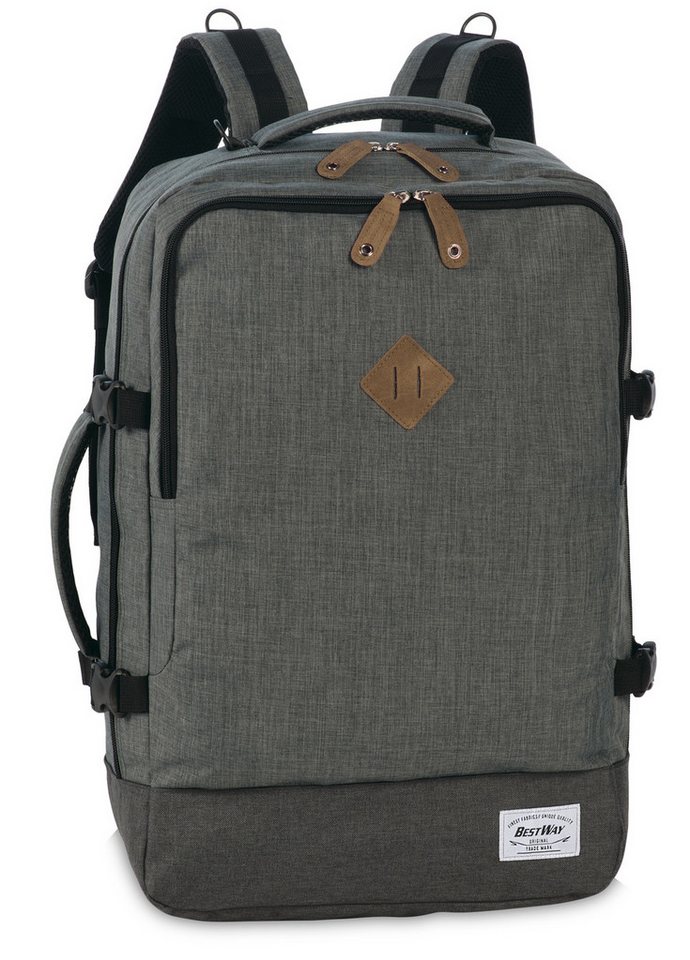 BESTWAY Freizeitrucksack Bestway Reiserucksack Bordgepäck grau BESTWAY Freizeitrucksack Bestway Reiserucksack Bordgepäck grau von BESTWAY