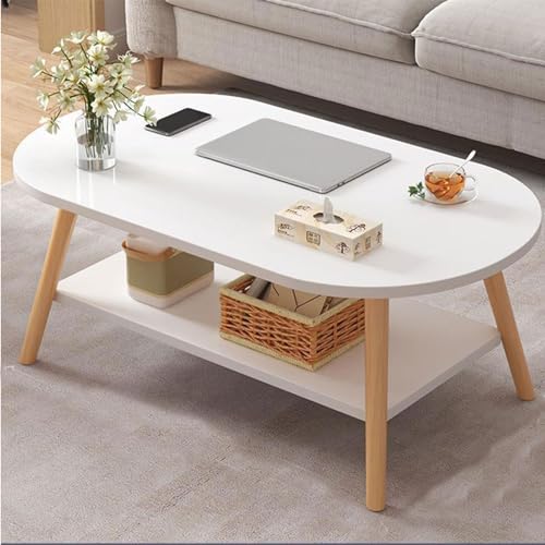 BESTXH Couchtisch Ovaler Holztisch Mit Offenem Regalen Für Speicher Und Anzeige 2 -Tier -Sofa -Tisch Kleine Moderne Möbel,01,80CM BESTXH Couchtisch Ovaler Holztisch Mit Offenem Regalen Für Speicher Und Anzeige 2 -Tier -Sofa -Tisch Kleine Moderne Möbel,01,80CM von BESTXH
