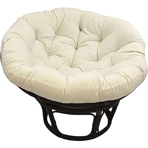 BESTXH Papasan-Stuhlkissen, Verdickter Papasan-Sitz Stuhlkissen, 40-160cm Rundes Stuhlkissen Ersatz, Hängendes Schaukelpolster mit rutschfesten Bändern, Ohne Stuhl,H,160 * 160cm BESTXH Papasan-Stuhlkissen, Verdickter Papasan-Sitz Stuhlkissen, 40-160cm Rundes Stuhlkissen Ersatz, Hängendes Schaukelpolster mit rutschfesten Bändern, Ohne Stuhl,H,160 * 160cm von BESTXH