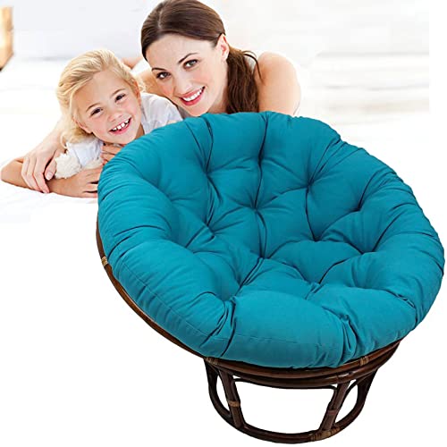 BESTXH Wasserdichtes Papasan-Stuhlkissen, Verdicktes Papasan-Sitzkissen, Ei-Sitzkissen, Weiches Ei, HäNgematte, Schaukeln, Stuhlpolster (Nur Kissen),C,80 * 80CM von BESTXH