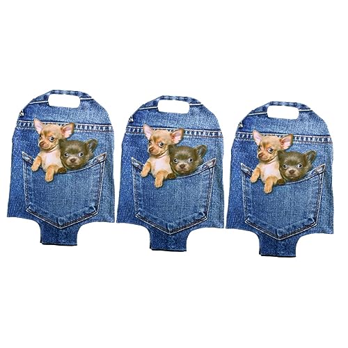 BESTYASH 3St 3D Gepäckabdeckung Kofferhülle elastischer Kofferraumdeckel verdickter Kofferraumdeckel gepäck schutzhülle kofferwage Gepäckabdeckung für Tiere Dehnbare Kofferabdeckung von BESTYASH