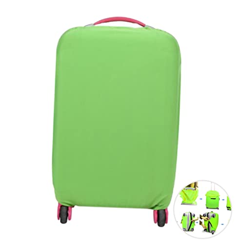 BESTYASH Elastische Kofferhülle Für 26 Koffer Schutzhülle Für Gepäck Einfarbige Grüne Abdeckung Für Trolley Koffer Robuster Schutz Für Reisen Luggage Case Cover von BESTYASH