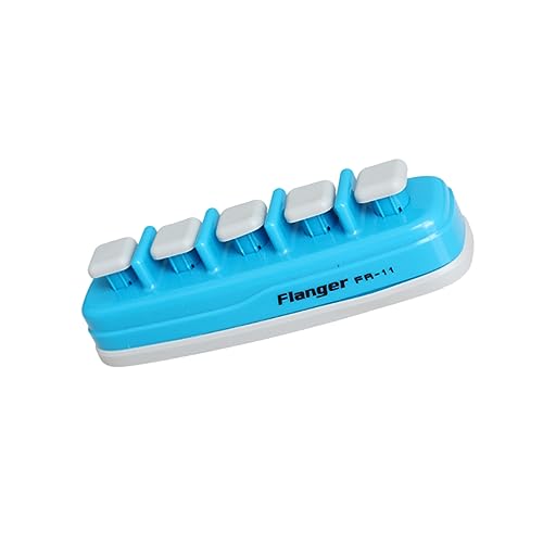 BESTonZON Fingertrainer Fingerstärkung Fingerverstärker Greifer für Krafttrainer Grifftrainer Fingerstrecker Trainer finger training fingertraining Handübungen Fingerübungsgerät Blue von BESTonZON