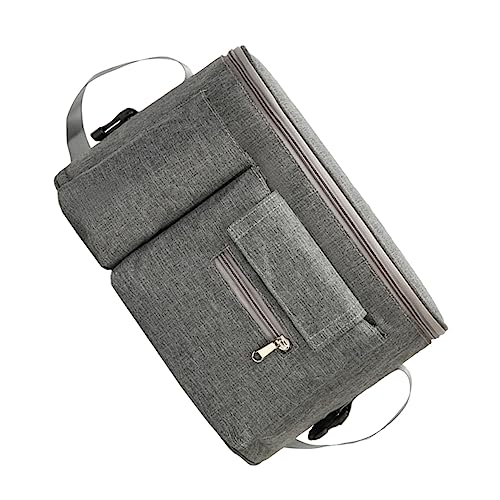 BESTonZON Mumientasche Kinderwagen Handtasche Windeltaschen Schulter Wickeltasche Tasche Für Babyspielzeug Einkaufstasche Groß Reise-Einkaufstasche Kühltasche Mama Tasche Nylon Light Grey von BESTonZON