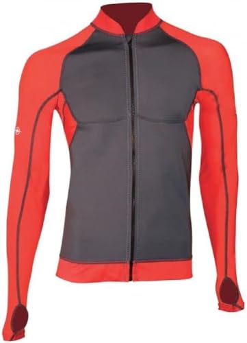 Beuchat Men's Atoll Reisverschluss Jacke, rot, L von BEUCHAT