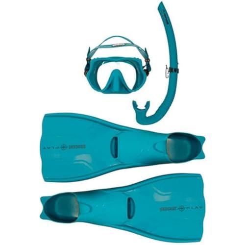 Beuchat Unisex-Adult Atoll Schnorchel Flossen Kit, Ultra Blau, 40-41 von BEUCHAT