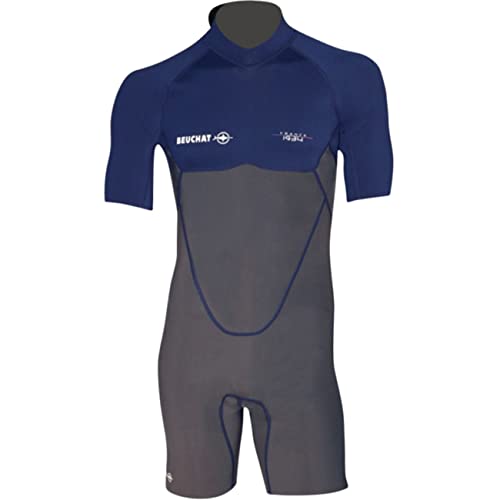 Beuchat Unisex-Adult Atoll Kurzer Anzug dorsal Reißverschluss, blau, Small Beuchat Unisex-Adult Atoll Kurzer Anzug dorsal Reißverschluss, blau, Small von BEUCHAT