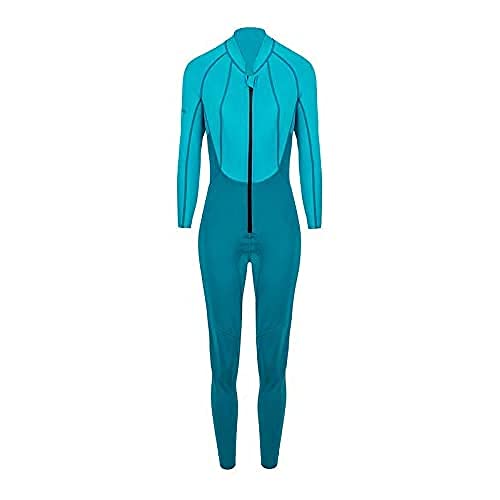 Beuchat Women's Atoll Eintelige Neoprenanzug Front Reissverschluss, Atollblau, X-Small von BEUCHAT