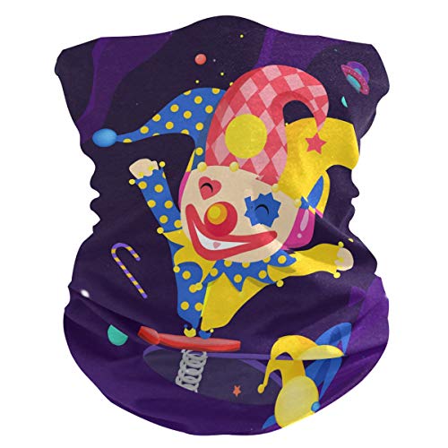 BEUSS Clown Bunt Gesichtsmaske Outdoor Bandanas UV-Schutz Kopftuch Halstuch 3D Kopfbedeckung Gesichtsschal Stirnband für Sport Männer Frauen BEUSS Clown Bunt Gesichtsmaske Outdoor Bandanas UV-Schutz Kopftuch Halstuch 3D Kopfbedeckung Gesichtsschal Stirnband für Sport Männer Frauen von BEUSS