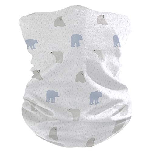 BEUSS Kunst Eisbär Gesichtsmaske Outdoor Bandanas UV-Schutz Kopftuch Halstuch 3D Kopfbedeckung Gesichtsschal Stirnband für Sport Männer Frauen BEUSS Kunst Eisbär Gesichtsmaske Outdoor Bandanas UV-Schutz Kopftuch Halstuch 3D Kopfbedeckung Gesichtsschal Stirnband für Sport Männer Frauen von BEUSS