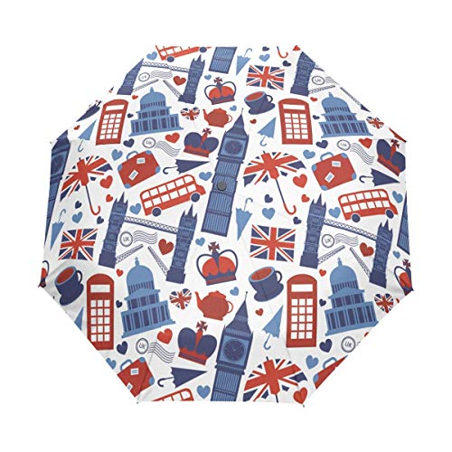 London Big Ben Regenschirm Auf-Zu Automatik Taschenschirm Winddichter Umbrella Klein Leicht Schirm Kompakt Schirme für Jungen Mädchen Reise Strand Frauen London Big Ben Regenschirm Auf-Zu Automatik Taschenschirm Winddichter Umbrella Klein Leicht Schirm Kompakt Schirme für Jungen Mädchen Reise Strand Frauen von BEUSS