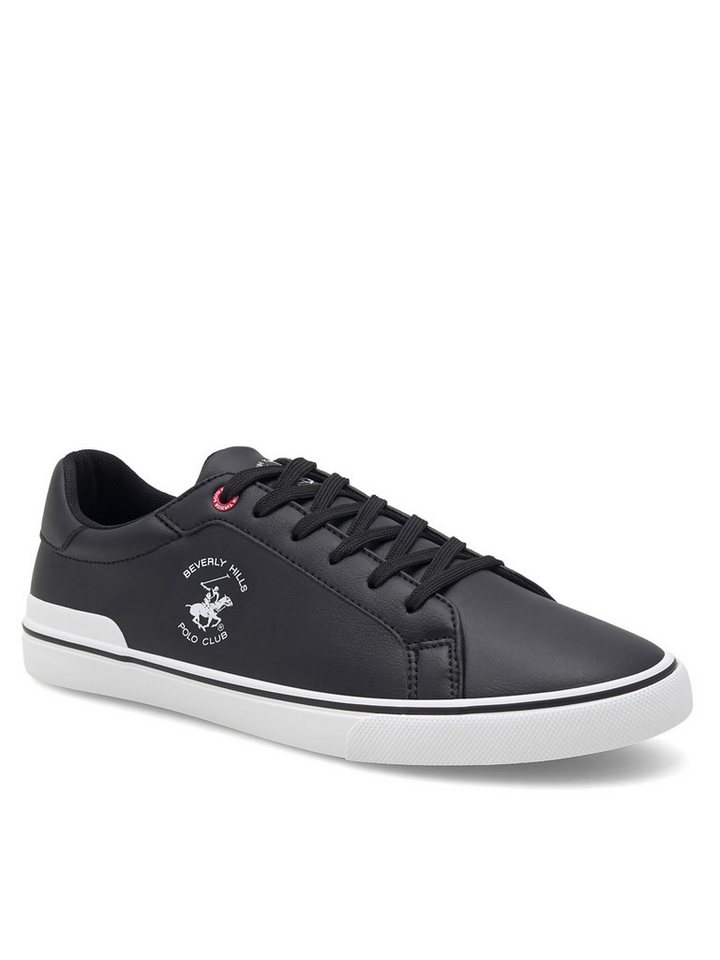 BEVERLY HILLS POLO CLUB Sneakers aus Stoff M-24MVS5004 Schwarz Sneaker von BEVERLY HILLS POLO CLUB