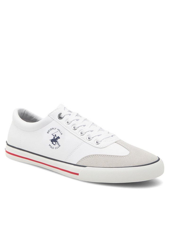 BEVERLY HILLS POLO CLUB Beverly Hills Polo Club Sneakers aus Stoff Herren M-24MVS5006 Weiß Sneaker BEVERLY HILLS POLO CLUB Beverly Hills Polo Club Sneakers aus Stoff Herren M-24MVS5006 Weiß Sneaker von BEVERLY HILLS POLO CLUB