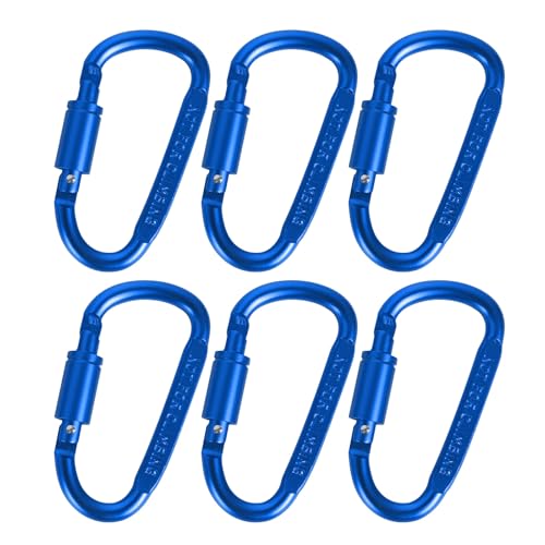 BFLKY Pack Leichter Wiregate Karabiner Robuster Karabiner Mit Federverschluss Schlüsselanhänger Clip Für Outdoor Aktivitäten von BFLKY