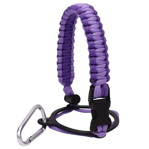 BFLKY Wasserflaschen Griffband Für Outdoor Camping Wasserflaschenband Paracord Mit Sicherheits Paracord Karabiner von BFLKY