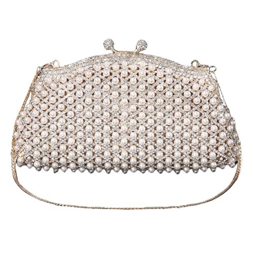 Modische Mit Strasssteinen Und Perlen Für Damen Elegante Glitzernde Handtasche Für Hochzeiten Bälle Und Partys von BFLKY