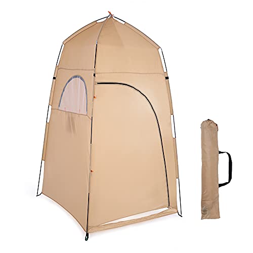 Outdoor-Pop-Pop-in-Privacy-Zelt, tragbare Zelte, Camping-Duschzelt, tragbarer Umkleideraum mit Sichtschutz for den Außenbereich, Camping-Toilettenzelt for Wandern, Strand, Angeln, Picknick, Baden, ein von BFNDSSEOU