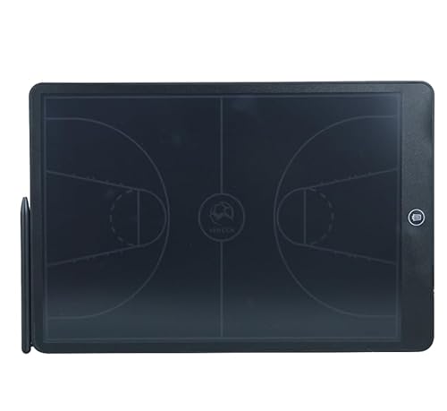 BFVAKBKYT Coaches Taktische Tafel, 15 Zoll elektronische Basketball Fußball tragbare Fußball Taktik Strategie Tafel Notebook Zwischenablage mit Stift(Basketball) von BFVAKBKYT