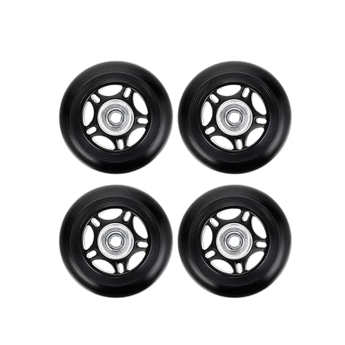 BFVAKBKYT Rollschuh-Räder, Ersatz-Skate-Rollen, 4er-Pack Inline-Skate-Rollen 64 mm 68 mm 70 mm(64mm) von BFVAKBKYT