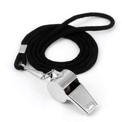 Pfeife, Schiri Pfeife Edelstahl, Trillerpfeife mit Umhängeband, Profi Whistle mit Ausgezeichnetem Klang für Schulsport, Fußball Schiedsrichter, Hundetraining, Sportunterricht Pfeife, Schiri Pfeife Edelstahl, Trillerpfeife mit Umhängeband, Profi Whistle mit Ausgezeichnetem Klang für Schulsport, Fußball Schiedsrichter, Hundetraining, Sportunterricht von BFeiFShao