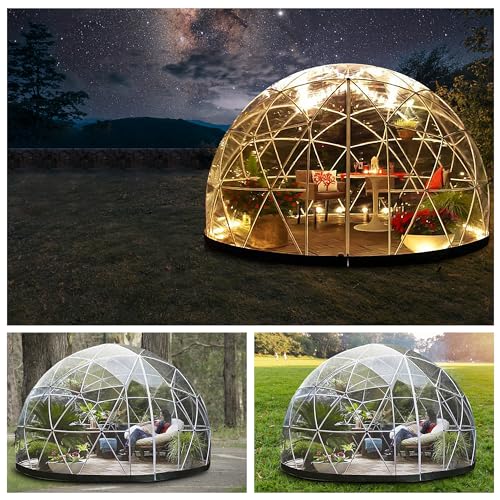 12 FT Bubble Dome-Zelt für , klares , wetterfestes Gewächshaus-Campingzelt, Garten-Outdoor-- für Hinterhof, Camping, Party von BGGFNZ