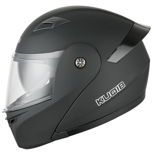 Motorradhelm Integralhelm mit Doppelvisier,Klapphelm Motorradhelm für Erwachsene Männer und Frauen,ECE-geprüfter Modularer Helm Integralhelm,Motocross-Rennhelm Schutzhelm I,XXL=63-64CM von BGGNG