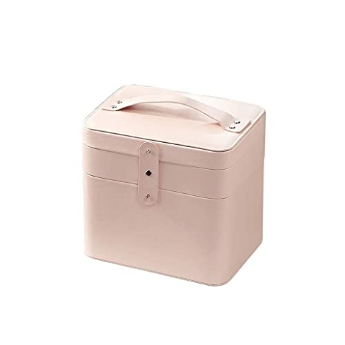 Kosmetik-Aufbewahrungsbox Nordische Kosmetik-Aufbewahrungsbox mit großem Fassungsvermögen Reise-Kulturtasche für Damen Tragbare tragbare Aufbewahrungstasche für Hautpflegeprodukte Dekorativer Make-up von BGHEWRT