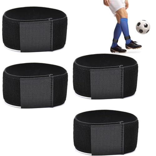 Schienbeinschonerhalter Fußball,2 Paar Fußball Schienbeinschoner Socken,Anti-Slip Tape Schienbeinschoner Band,Stutzenhalter Fußball,frei verstellbar,geeignet für Kinder Erwachsene,Unisex Schienbeinschonerhalter Fußball,2 Paar Fußball Schienbeinschoner Socken,Anti-Slip Tape Schienbeinschoner Band,Stutzenhalter Fußball,frei verstellbar,geeignet für Kinder Erwachsene,Unisex von BGOBTY