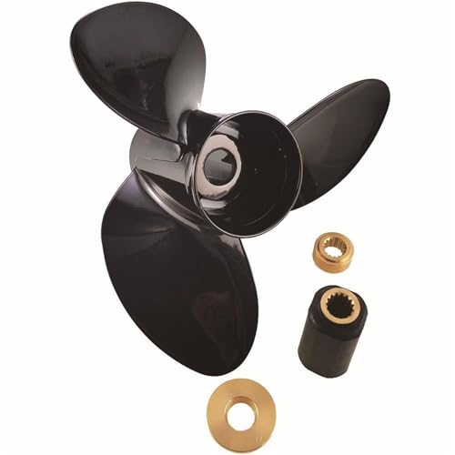 BGTSF Außenbordmotorpropeller, Propeller aus Aluminiumlegierung, halbfester Strangguss, geeignet for 150–300 PS!, Bootspropeller(16X20 R normal) von BGTSF