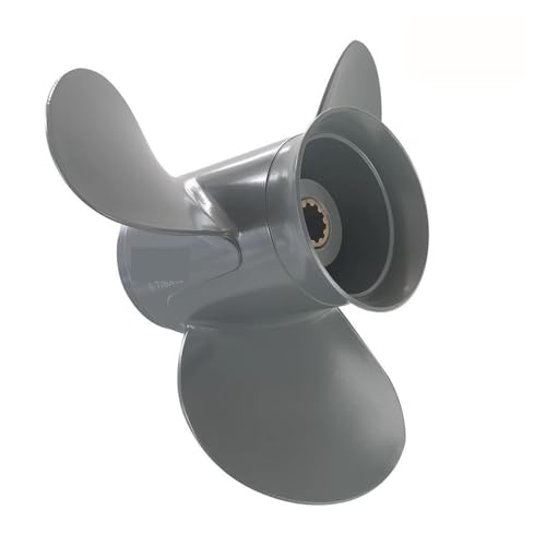 BGTSF Außenbordmotorpropeller, Propeller aus Aluminiumlegierung, halbfester Strangguss, geeignet for 25–30 PS!, Bootspropeller(9.9X11) von BGTSF