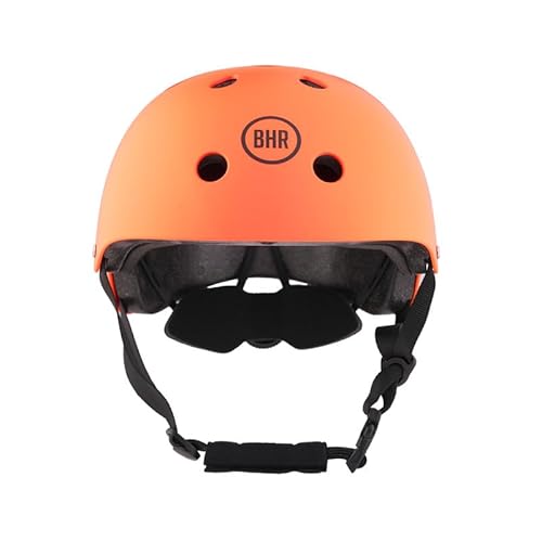 BHR 837 URBAN Elektroroller- und Scooter-Helm - CE-geprüfter City-Helm für Kinder und Erwachsene - Helm für Fahrrad, MTB, BMX, Skateboard, Skaten - Matt Orange, L BHR 837 URBAN Elektroroller- und Scooter-Helm - CE-geprüfter City-Helm für Kinder und Erwachsene - Helm für Fahrrad, MTB, BMX, Skateboard, Skaten - Matt Orange, L von BHR