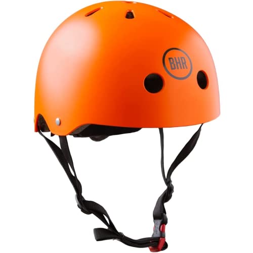Helm für Roller und Elektroroller BHR 817 Sport | Made in EU & CE geprüft | Helm für Fahrrad, BMX, Skateboard, Skaten, Kinder, Jugendliche & Erwachsene, matt Orange, M Helm für Roller und Elektroroller BHR 817 Sport | Made in EU & CE geprüft | Helm für Fahrrad, BMX, Skateboard, Skaten, Kinder, Jugendliche & Erwachsene, matt Orange, M von BHR