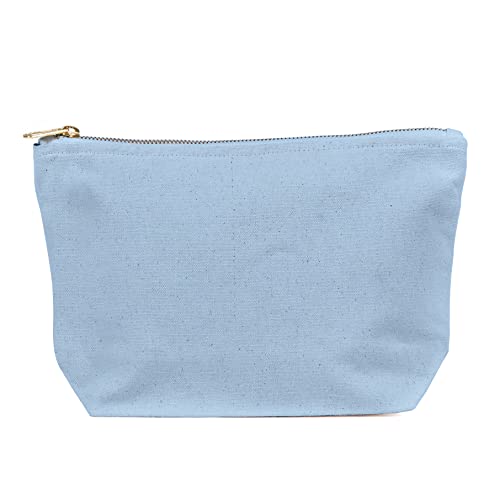 BIDBI Unisex Fairtrade & Organic Kulturbeutel Make-up-Tasche (1 Stück), babyblau, Einheitsgröße, Fairtrade & Organic Kulturbeutel von BIDBI