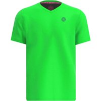 BIDI BADU Crew Inside Out V-Neck Tennisshirt Herren NGNDBL - neon green, dark blue XL von BIDI BADU