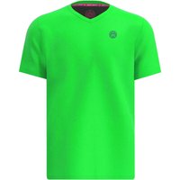 BIDI BADU Crew Inside Out V-Neck Tennisshirt Herren NGNDBL - neon green, dark blue XS von BIDI BADU