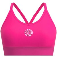 BIDI BADU Crew Low Support Strappy Sport-BH Damen PK - pink M von BIDI BADU