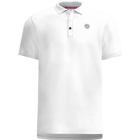 BIDI BADU Crew Poloshirt Herren WH - white S von BIDI BADU