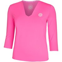 BIDI BADU Crew V-Neck Longsleeve Damen in pink von BIDI BADU