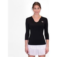 BIDI BADU Crew V-Neck Longsleeve Damen in schwarz, Größe: S von BIDI BADU