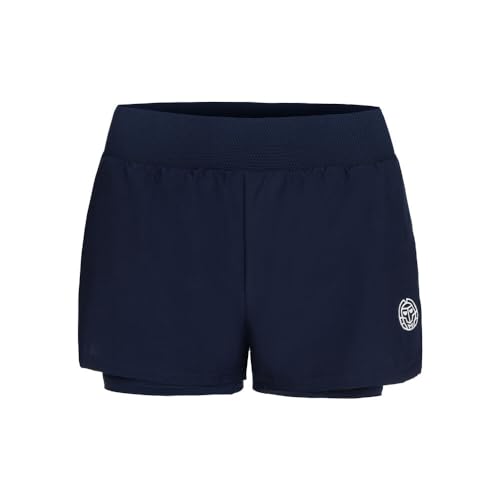 BIDI BADU Damen Crew 2In1 Shorts - Dark Blue, Größe:XL von BIDI BADU