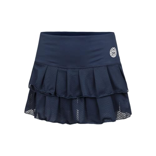 BIDI BADU Damen Crew Pleated Skort - Dark Blue, Größe:XL von BIDI BADU